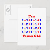 23 jaar oud! briefkaart (Voorkant / Achterkant)