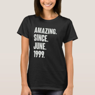 23 jaar oude 23e verjaardag sinds juni 1999 t-shirt