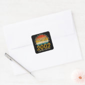 23 jaar oude Bday Retro Geweldige 23ste verjaardag Vierkante Sticker (Envelop)