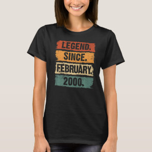 23 jaar oude legering sinds februari 2000 23e gebo t-shirt