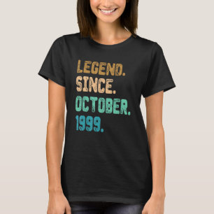 23 jaar oude legering sinds oktober 1999 23e geboo t-shirt