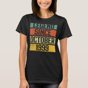 23 jaar oude leggende sinds oktober 1999 23e geboo t-shirt
