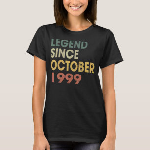23 jaar oude leggende sinds oktober 1999 23e geboo t-shirt