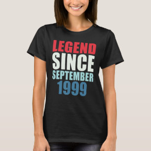 23 jaar oude leggende sinds september 1999 23e her t-shirt