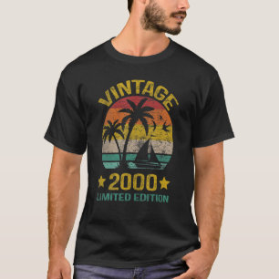 23 jaar oude Vintage 2000 23e verjaardag T-shirt