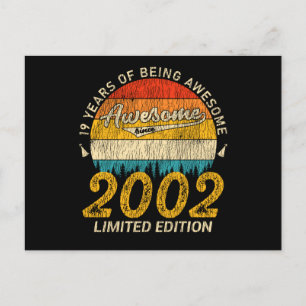 23 Jaar Verjaardag Retro Geweldig 23e Verjaardag C Briefkaart