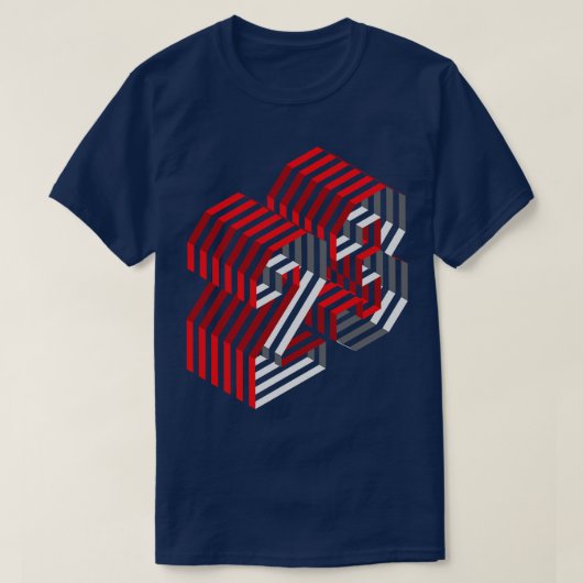 23 Jersey T-shirt (Design voorkant)
