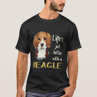 23 Leven is gewoon beter met een Beagle T-shirt