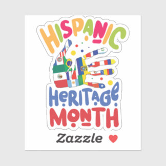 23.Nationaal erfgoed van Latijns-Amerika Month all Sticker