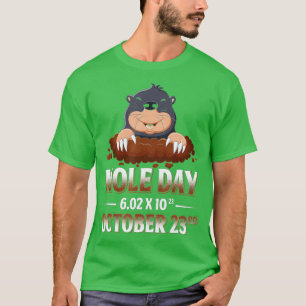 23 oktober Avogadros-nummer op de dag van de mol T-shirt