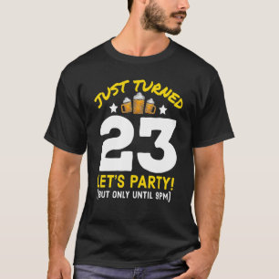 23 partijen veranderd tot 23.00 uur na zondag t-shirt