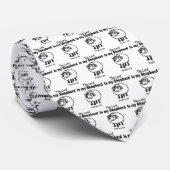 23 Psalm Sheep Fun Necktie Stropdas (Opgerold)