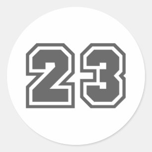 23 RONDE STICKER