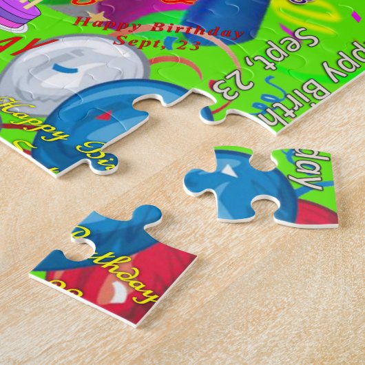 23 september Jigzaag Puzzle Legpuzzel (Zijkant)