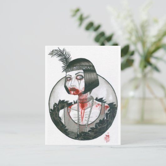 23 Skidoo Briefkaart (Staand voorkant)