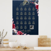 23 Tableau de sièges Photo Bienvenue avec les noms (Cuisine)