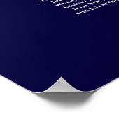 23 Tableau Mariage  Siège Marine Bleu & Argent (Coin)