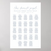 23 Tafels Onze Favoriete Mensen Zittinglijst Poster (Voorkant)