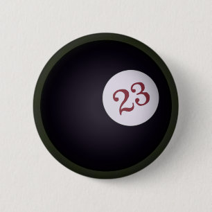 23 Vier lederkleppen Ronde Button 5,7 Cm