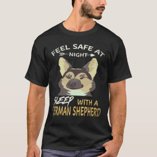 23 Voel je veilig 's nachts Slaap met een Duitse h T-shirt