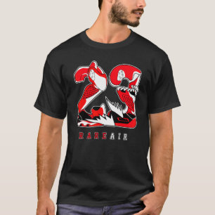 23 Zeldzame Air Reverse Black Toe 1s Overeenkomend T-shirt