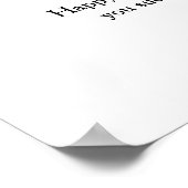 23e anniversaire Photo Collage Poster (Coin)