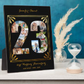 23e bruiloft Jubileum nummer 23 Fotocollage Fotoplaat (Zijkant)