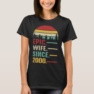 23e bruiloft Jubileum voor haar epische vrouw sind T-shirt
