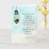 23e Carte de Sympathie Psaume (Fleur jaune)