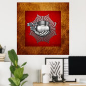 23e graad: Ridder van Moed Poster (Thuiskantoor)