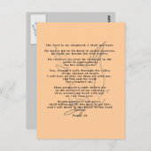 23e Psalm-Briefkaart Briefkaart (Voorkant / Achterkant)