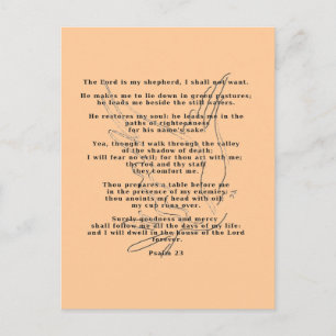 23e Psalm-Briefkaart Briefkaart