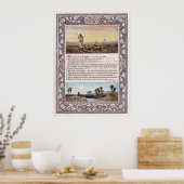 23e psalm De Heer is mijn Shepherd Canvas Print (Keuken)