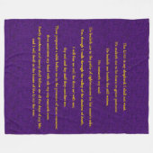 23e PSALM Fleece Deken (Voorkant (Horizontaal))