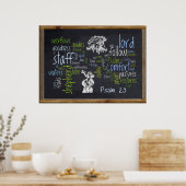 23e Psalm-karton 1 Poster (Keuken)