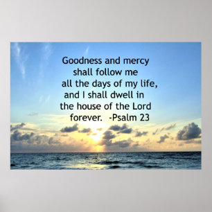 23E PSALM SUNRISE FOTOONTWERP POSTER