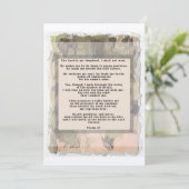 23e Psalm Uitnodiging Abstract (Staand voorkant)