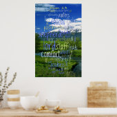 23e Psalm Valley Uitzicht Poster (Keuken)