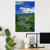 23e Psalm Valley Uitzicht Poster (Thuiskantoor)