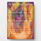 23e psalm - Versmeerd in de brand Fotoplaat (voorkant)