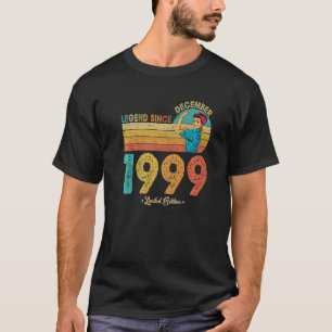 23e verjaardag december 1999 Legende sinds 1999 23 T-shirt