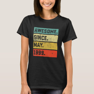 23e verjaardag Geweldige sinds mei 1999 23 jaar T-shirt