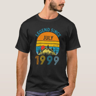 23e verjaardagslegende sinds juli 1999 Vintage 23 T-shirt