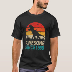 23rd Birthday Dinosaur 23 Year Old Awesome Since 1 T-shirt