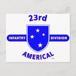 23RD INFANTRY DIVISION "AMERICAL" PRODUCTS BRIEFKAART