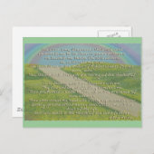 23RD PSALM DE LORD IS MIJN SCHERM BIBLE SCRIPTURE BRIEFKAART (Voorkant / Achterkant)