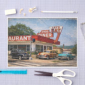 2400 Diner- Fredericksburg  Tissuepapier (Craft)