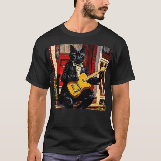 24065_Terug Kat op Tele T-shirt (Voorkant)