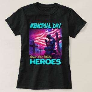 24077_Memorial Day Eer onze gevallen helden T-shirt