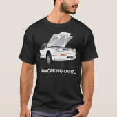 240s S13 Hatch IM werken aan IT Graphic T-shirt (Voorkant)